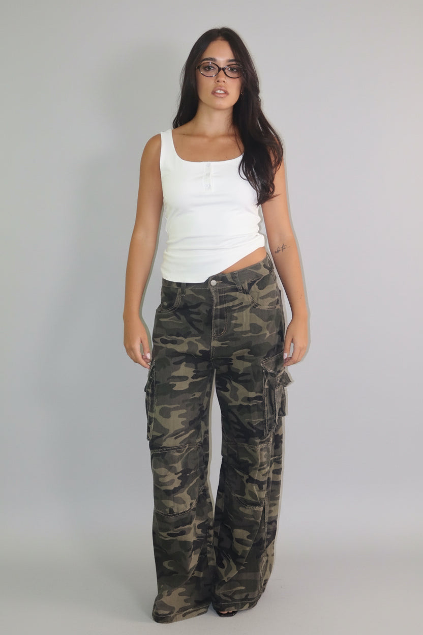 Jeans Cargo Camo