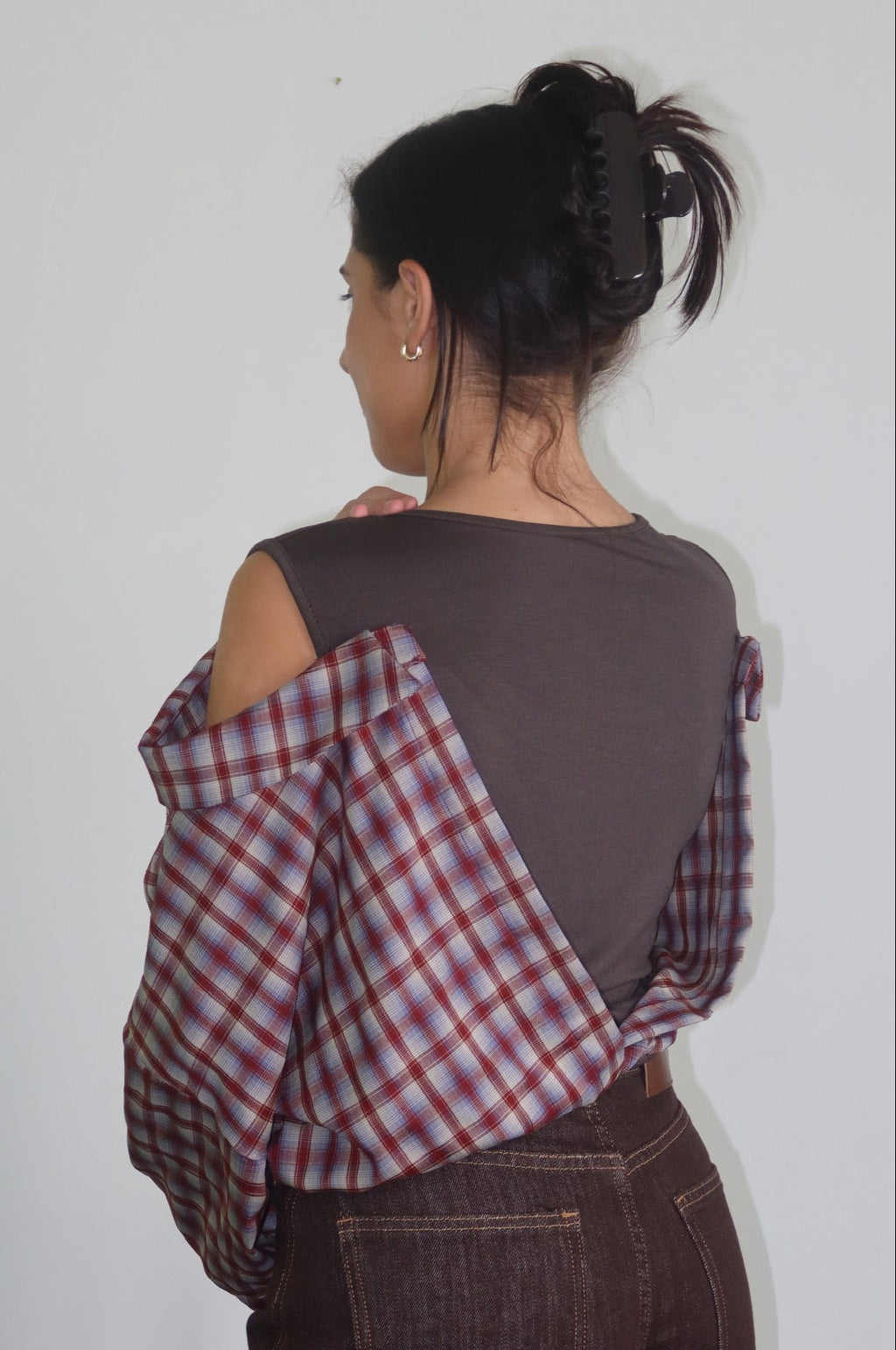 Dettaglio della Maglia Camicia Icon a quadri